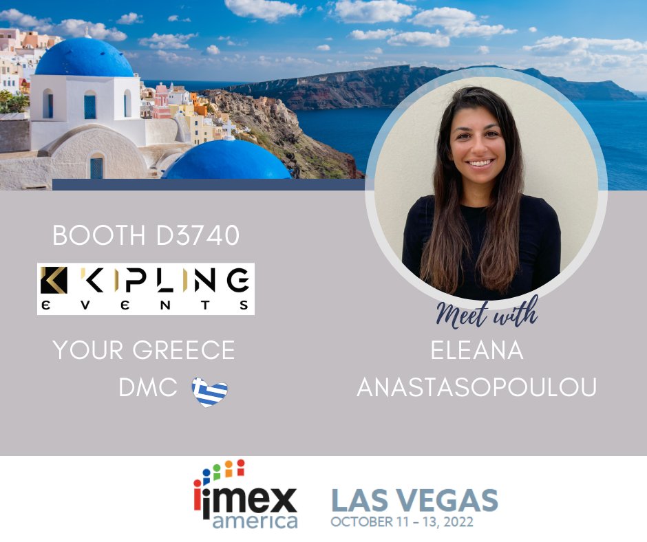 KiplingEvents's tweet photo. @IMEX_Group America 2022 is here!
Meet us at Booth #D3740 for sharing latest experiences and connect!
@CSI_Intl ❤ #shineon
#imex22 #imex #eventprofs #CSIInternational #CSIDMC
#exceptionalexperience #eventprofs #dmcprofs #lasvegas #mandalaybay https://t.co/jVsyKhpvah