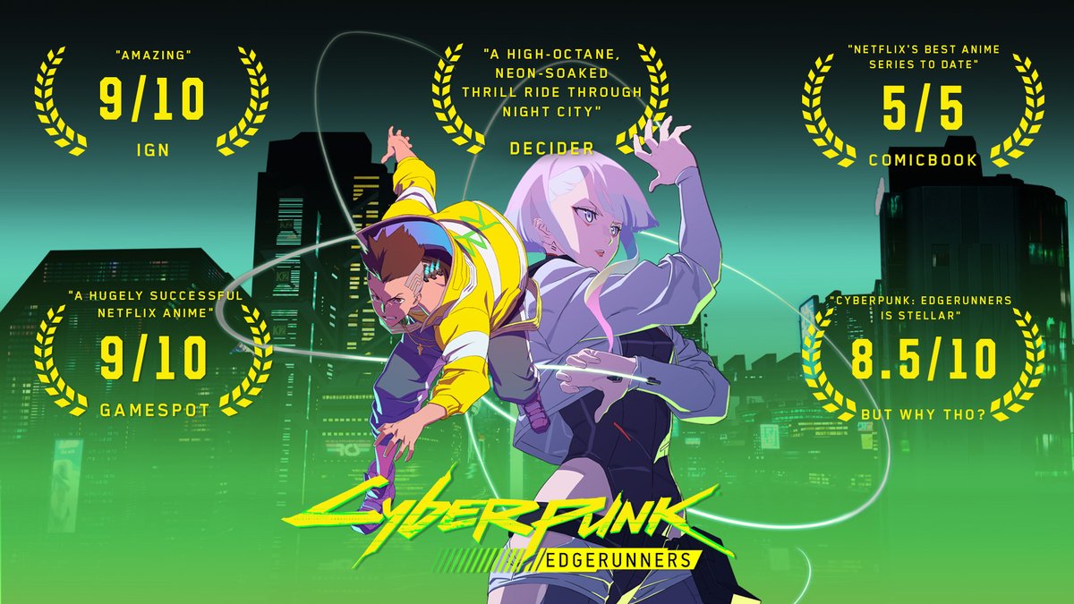 Edgerunner fans! Show your support by voting Cyberpunk