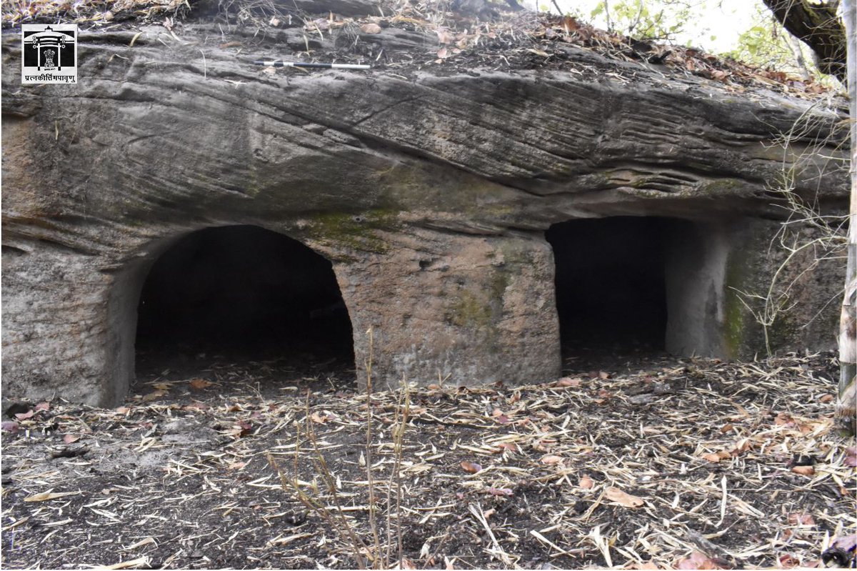 ASIGoI's tweet image. In Bandhavgarh Forest Reserve, remarkable archaeological remains unraveled by @ASIGoI. In an exploration 26 temples, 26 caves, 2 monasteries, 2 votive stupas, 24 inscriptions, 46 sculptures, other scattered remains &amp;amp; 19 water structure are recorded. (1/3)