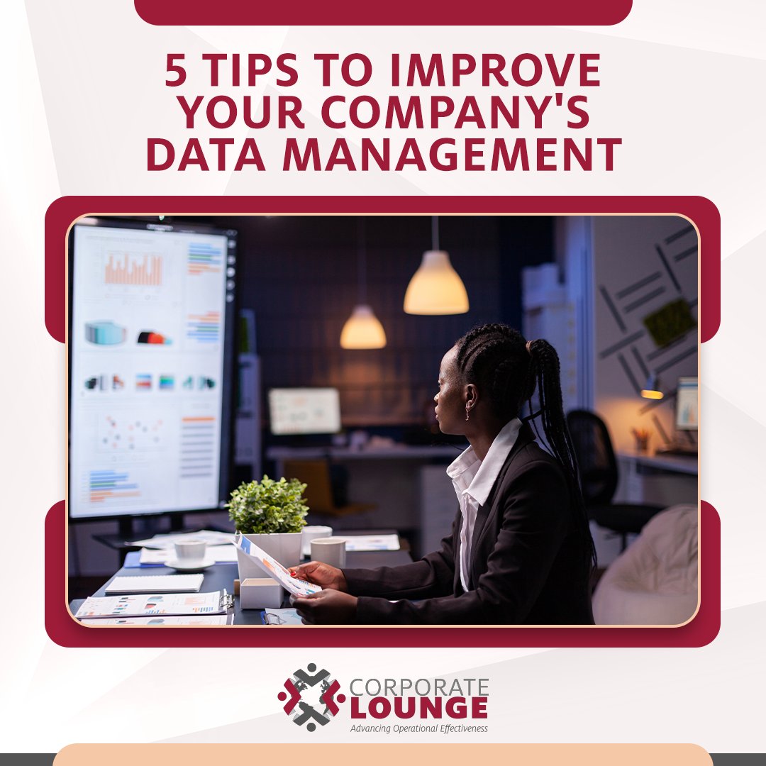 CorporateLounge's tweet photo. Data-driven operations are a core part of business success in today’s landscape. Managing your data is key to smooth operations. 

Here are five tips to improve your data management practices on our LinkedIn: https://t.co/aMX6qYct4b https://t.co/vjd7GftClo