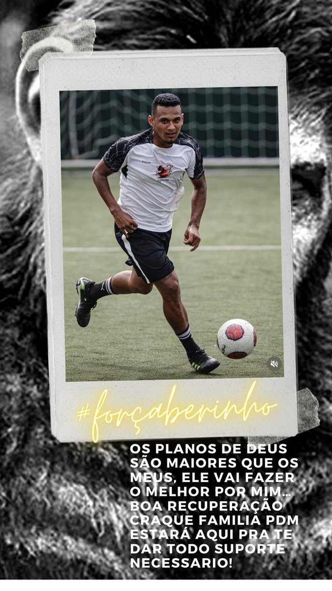 PegadaDMacaco's tweet photo. A Fiel do Pegada está contigo, forças Berinho, você voltará mais forte q antes, Q Deus te abençoe e um pronta recuperação! #ForçasBerinho  ⚫🟢💪🏾💔🦍🎶 https://t.co/bn0lAfSNMC
