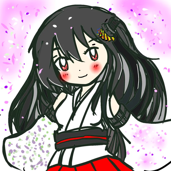 扶桑姉様#艦これ版深夜の真剣お絵描き60分一本勝負#艦これ版真剣お絵描き60分一本勝負_20220928 