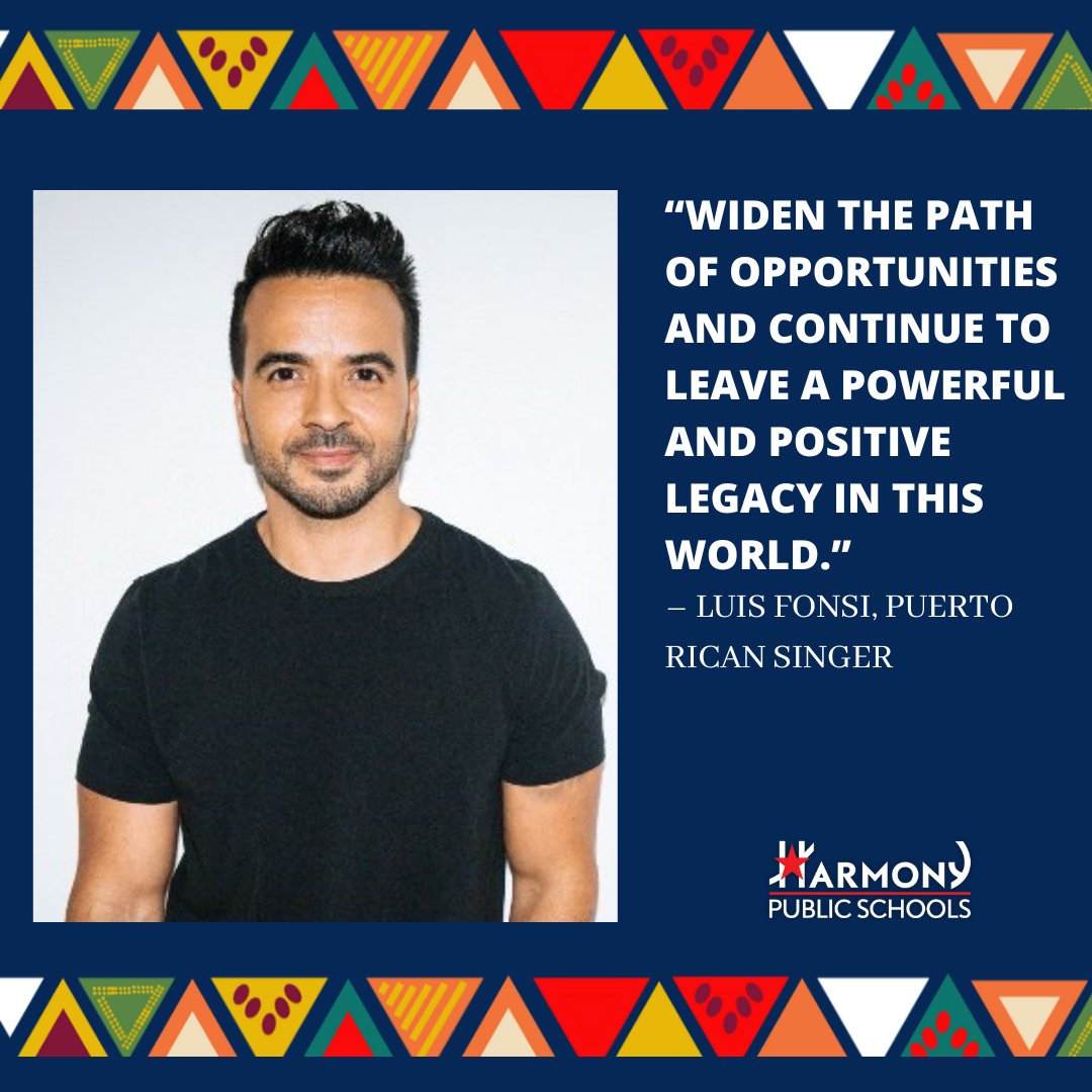 HarmonyEdu's tweet photo. Harmony Public Schools Celebrates Hispanic Heritage Month!

#hispanicheritagemonth #heritage #culture #celebrate
#k12 #education #texas #latinhistory https://t.co/Tbne8XYVpY