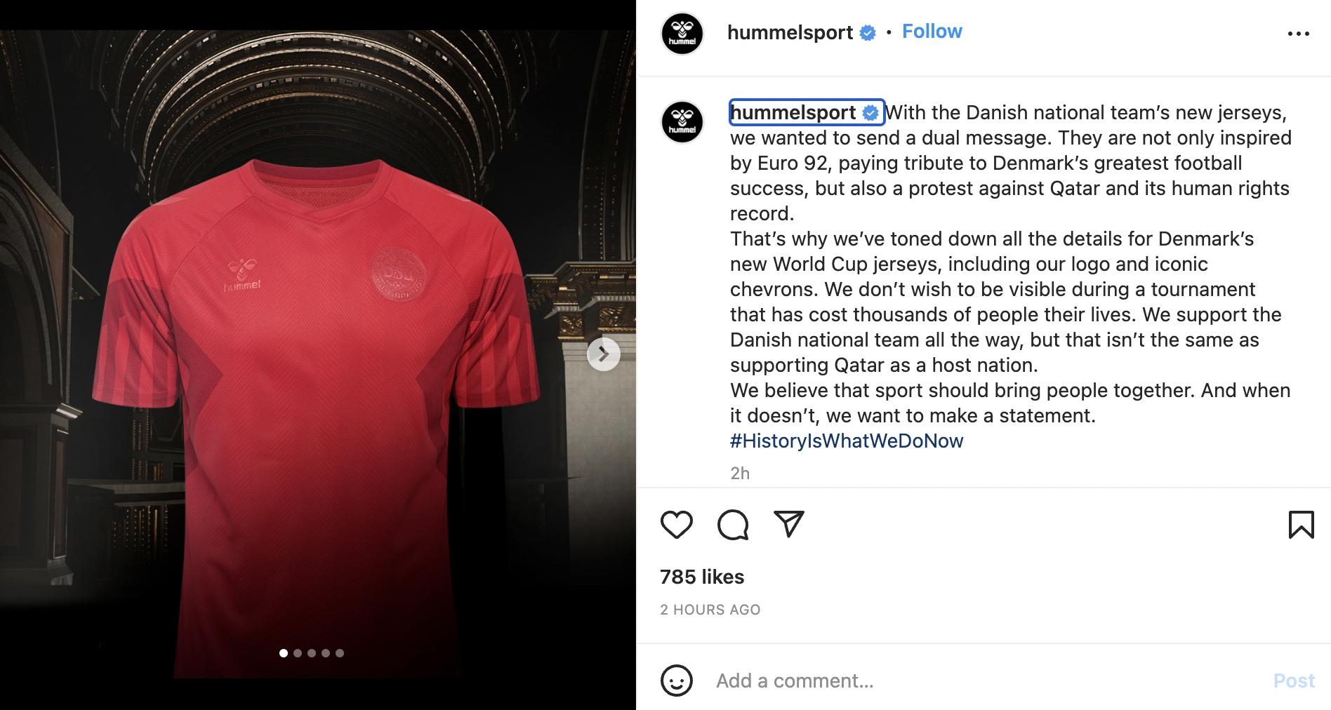 danish soccer team jersey