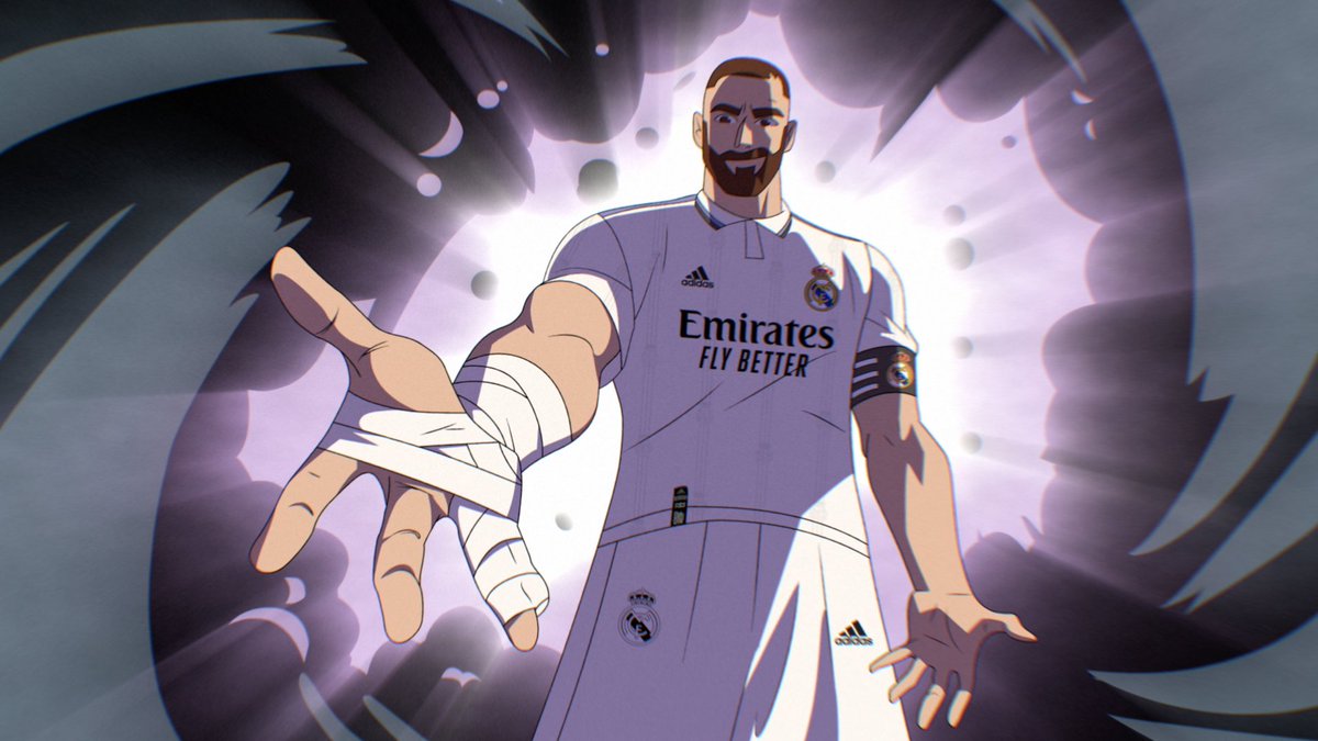 De l'animé à l'IRL 💫 Tente ta chance de gagner 2 places pour aller voir le @RealMadrid et @Benzema au Santiago Bernabéu. 👉 go.adidas.com/ihha/xgfa7d3n #OdysseeGrandeza