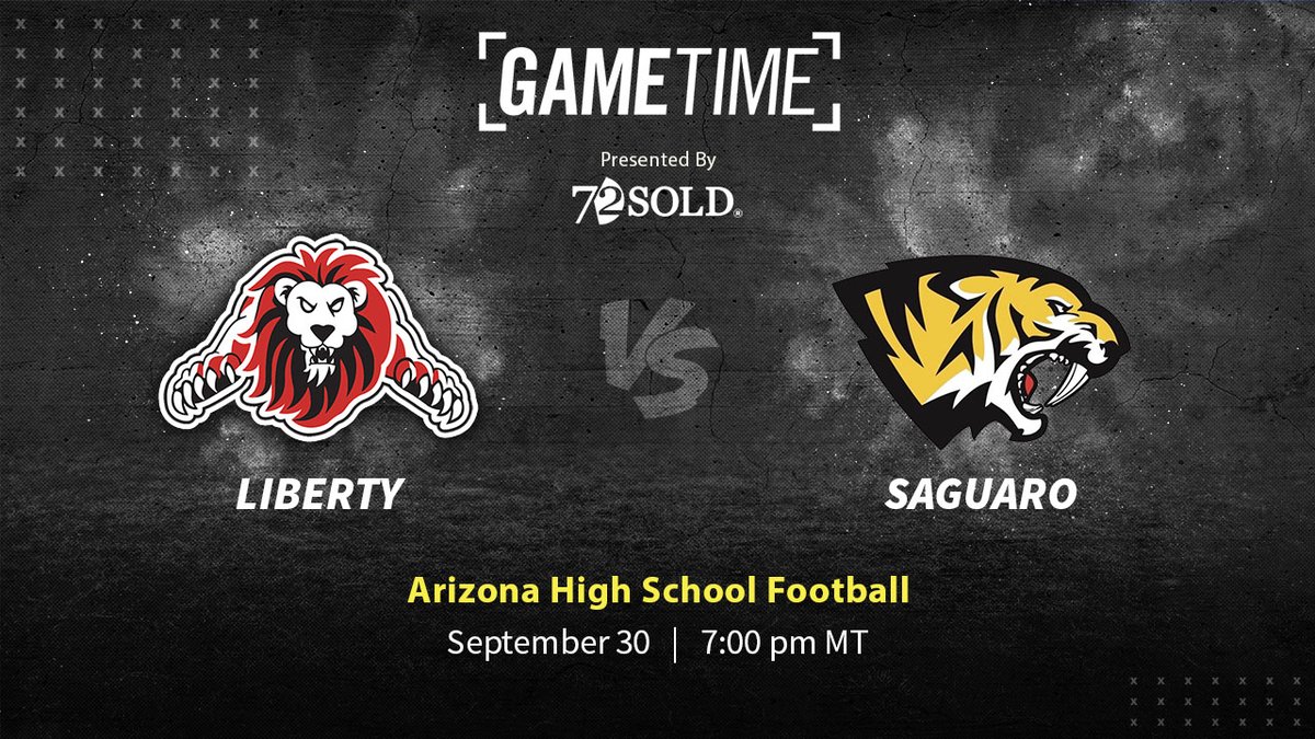 Yur_View's tweet photo. A locked down @LibertyFBLions defense that's only given up 14 points on the season meets @saguarofootball's high-powered offense on #GameTimeAZ

Tune in to watch it LIVE

📺 YurView AZ (Cox ch 4 in Phx. | ch 7 in Tuc.)

💻 Live Stream (buy/rent/subscribe): https://t.co/mMPmXLyNxw https://t.co/eDTaqdIMQt