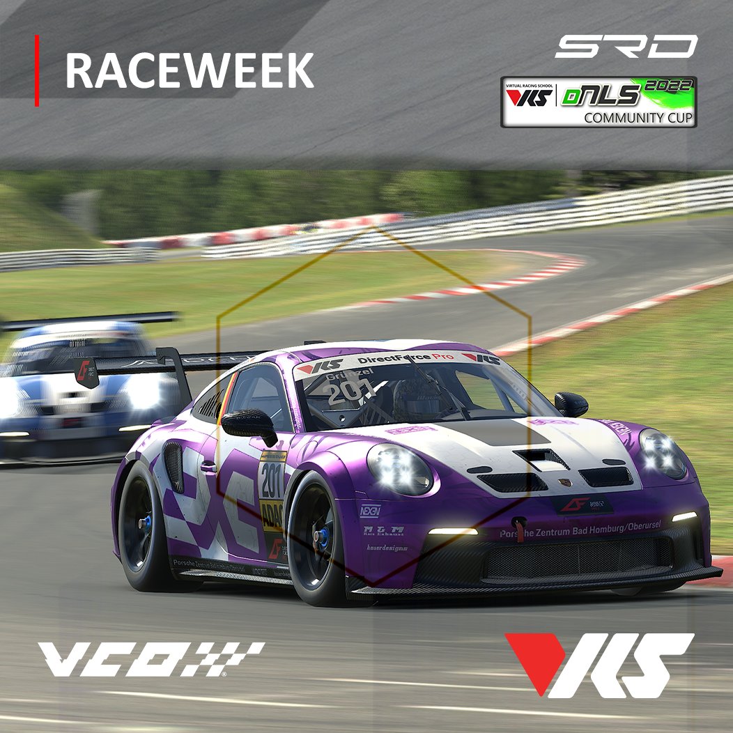 🔔Der Countdown läuft! 🔔
Nur noch 2 Tage bis zum Start der fünften Ausgabe des VRS | DNLS Community Cups! 

⚠️ Informationen
➡Entry-List:  bitly.ws/qsfM
➡Spotterguide:  bitly.ws/qsfK
➡Infos: simracing-deutschland.de
➡Facebook:  facebook.com/simracingdeuts…