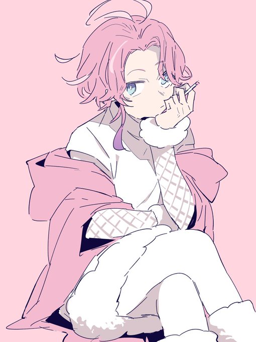 「pink coat pink jacket」 illustration images(Latest)