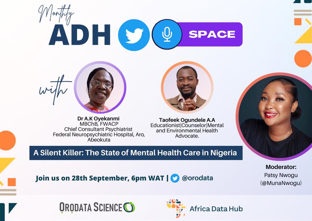 Here we go today by 6PM GMT🎗️
 I will in shä Allāh be speaking on the twitter space on Mental health. 🎗️Mental health refers to cognitive, behavioral, and emotional well-being.