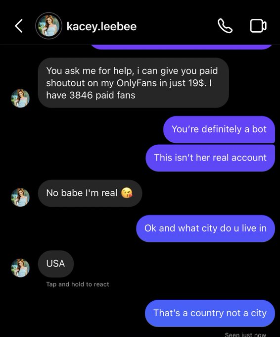 Scammers , I got all day 😎 https://t.co/r2t3GykGEw<a href="/tag/onlyfans"class="tags"><span>#onlyfans</span></a>