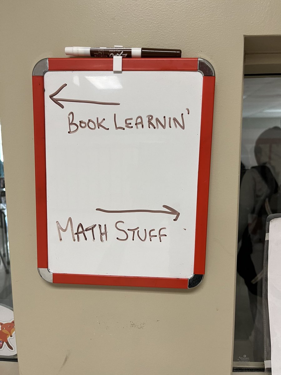 MrGrossYMS's tweet photo. This may be @MrCooperELA magnum opus #mathstuff #booklearnin https://t.co/5ruFVr4sfj