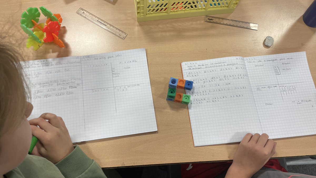 misskmacleod219's tweet photo. Fun and active lesson an-diugh! Each colour of the model had a different value, which they would have to calculate and represent in different forms 💭🔢 #MathsWeekScotland https://t.co/0rt9gT8496