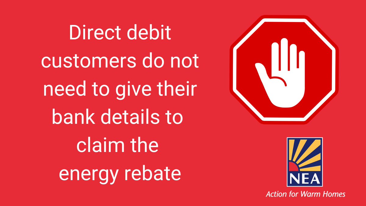 Households will get £400 off their energy bills from October – for direct debit customers, the discount is automatic.

Do not give out any bank details to anybody claiming to be from Ofgem or a supplier

#EnergyBillsSupportScheme #ScamAwareness
