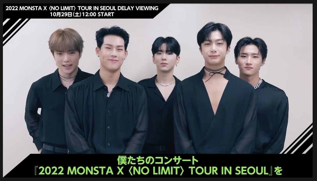 IMmayaBee2001's tweet photo. [Video | 28.09.22] MONSTA X コメント／2022 MONSTA X 〈NO LIMIT〉 TOUR IN SEOULDELAY VIEWING

🔗https://t.co/qyOi1n8p7R

⋈~ #MONSTAX #MONSTA_X #몬스타엑스 #No_Limit #MONSTAXNoLimit #RushHour 🏁❤️‍🔥 https://t.co/oNqGBA35Dr