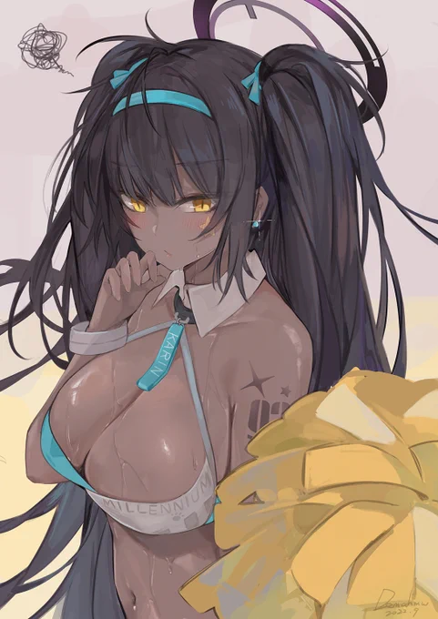 角楯カリン 応援団#ブルアカ #블루아카 