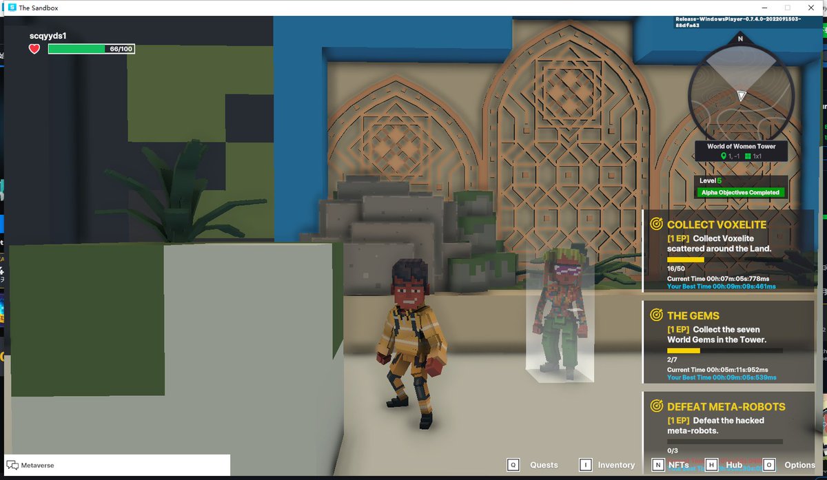 _TIANQINGSE's tweet photo. @TheSandboxGame @worldofwomennft I just participated in the #SandboxAlphaS3Giveaway for a chance to win 500 SAND! Found the hidden room in World of Women Tower, check out my screenshot below!
👇 https://t.co/fyzl934szX