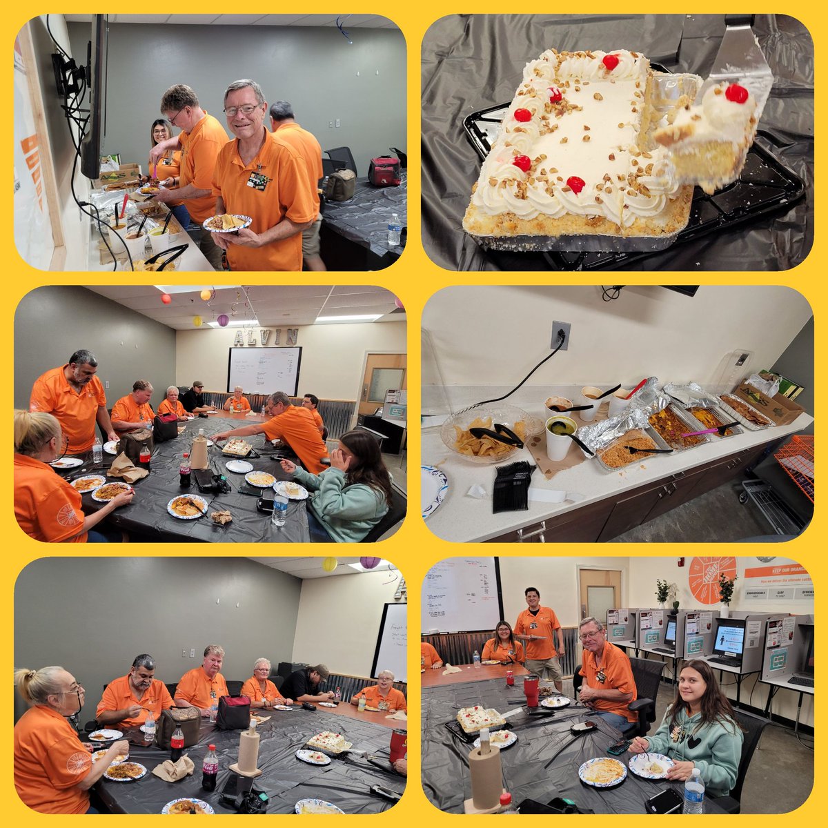 Crystal30011201's tweet photo. 6539 MET Team celebrating Hispanic Heritage Month. Continuing to drive diversity from the Orange Value Wheel. @Phillip6530 @chance_lowry @chuckearp11 @guillory86 @HRMThomasTHD https://t.co/6bTt5wo5kn