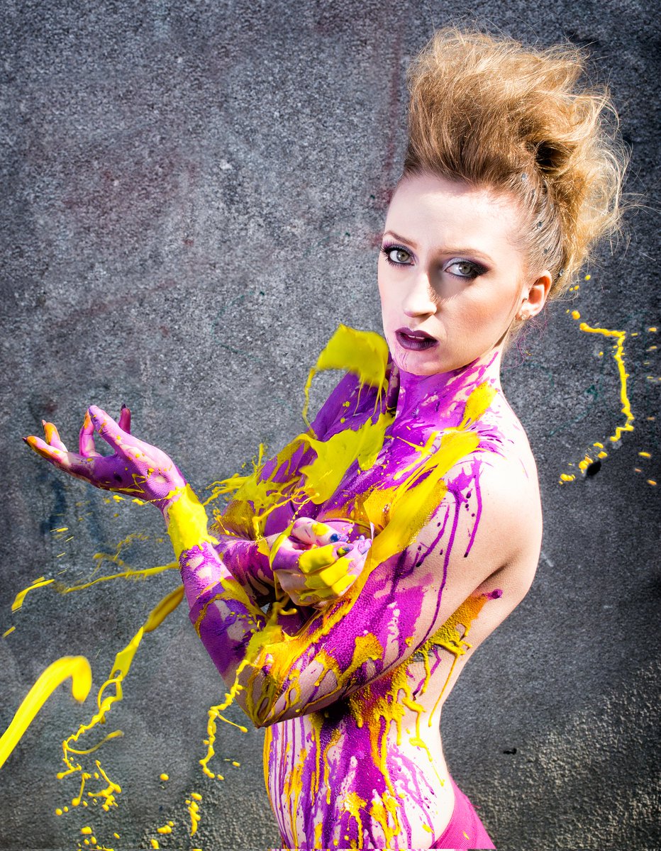 PurpleGeckoTog's tweet photo. Fierce
#thrownpaint #paintsplash #paintedmodel #bodypaint #blondemodel #fiercemakeup #creativephotography https://t.co/VWUhgNMCHN