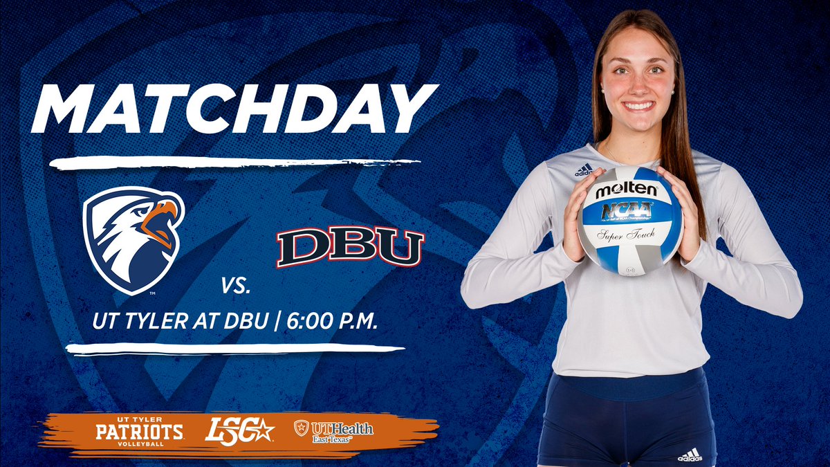 VB | IT'S GAME DAY!

<a href="/uttyler_vball/">UT Tyler Volleyball</a> and DBU will meet tonight in Dallas as two of the top teams in the LSC so far this season!

Live Stats - bit.ly/3Sjq2xl
Live Video - bit.ly/3rgZyQU

#SWOOPSWOOP