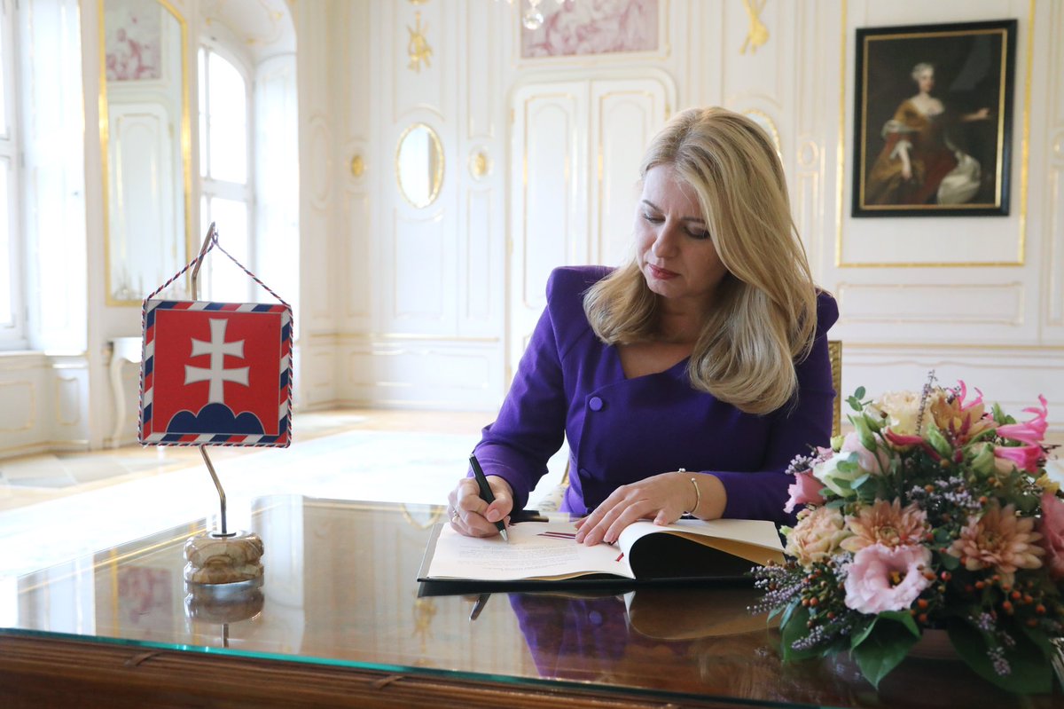 Just ratified <a href="/NATO/">NATO</a> accession protocols with #Finland and #Sweden after they passed through #Slovakia’s Parliament with broad support yesterday. New members will make our Alliance stronger and even more resilient. 
Tervetuloa! 🇫🇮 Välkommen!🇸🇪