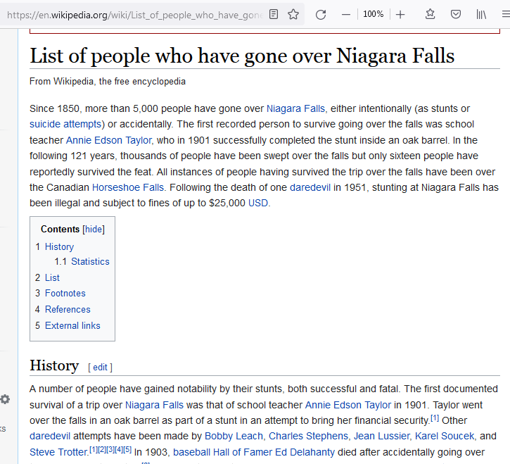 BpsmithUk's tweet image. #UnPopularOpinion of the day.

@Judeet88 has another 12hr ban for comparing the Budget with going over Niagara Falls in a barrel...
But some political commentators are saying it may result in some weak growth.
16 people have successfully gone over the Falls since 1850.
#MightWork