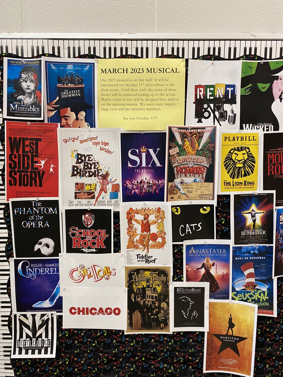 West Lafayette Choirs (@wl_choirs) on Twitter photo Itโs almost time for the March musical reveal! Count(tear)down to October 11 begins today! @WL_RDP <a href="/RDPband/">West Lafayette Bands</a> Itโs almost time for the March musical reveal! Count(tear)down to October 11 begins today! @WL_RDP <a href="/RDPband/">West Lafayette Bands</a>