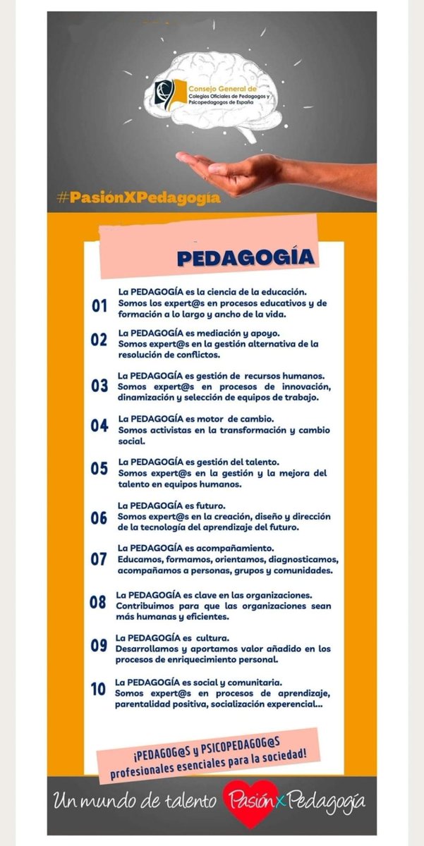 #Pedagogos #Psicopedagogos
#PasiónXPedagogía