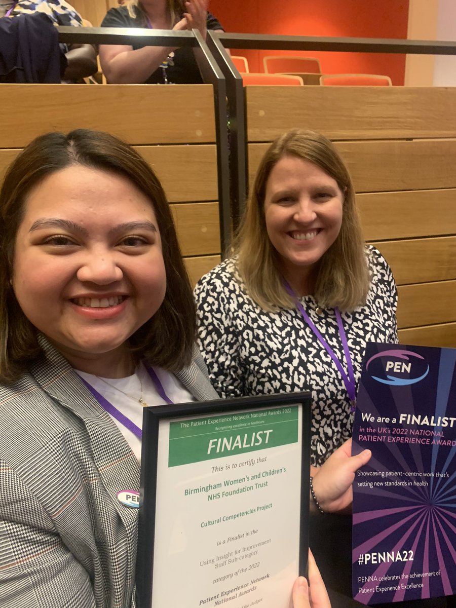ClaireDepDDQN's tweet photo. Runners up and finalists for 3 awards for the cultural competence project. I am so proud to lead this committed, innovative team you have worked so hard and deserve the recognition @CarlaJo46098152 @BWC_NHS  @BWCHBoss @daljitathwal https://t.co/7kCmn7NTxJ