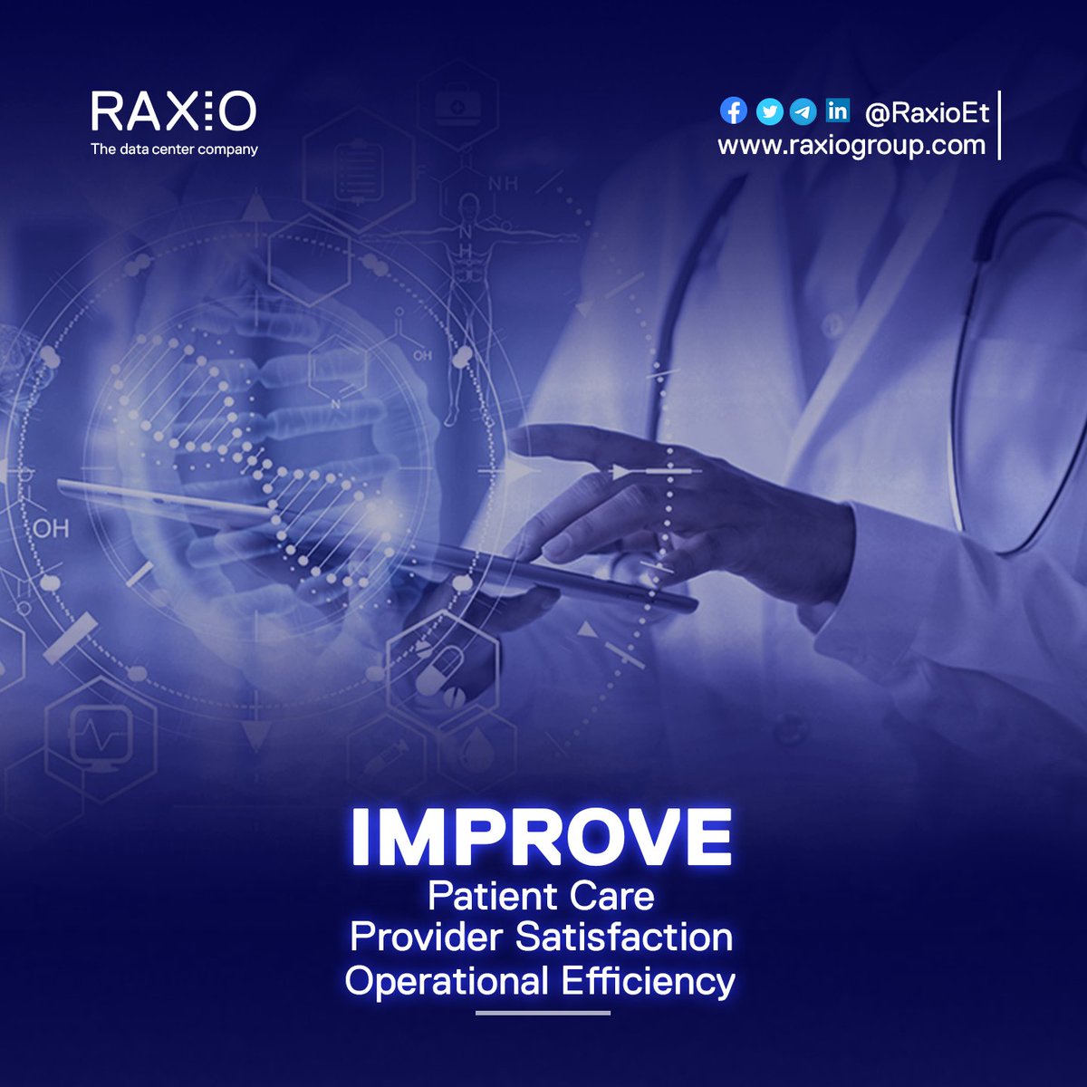RaxioET's tweet photo. Raxio's solutions for interconnection and colocation allow healthcare organizations to extend their reach and deliver an optimal digital experience to their patients, providers and caregivers - anytime, anywhere. 

#Ethiopia #RaxioDataCentre #LetsColocate #Digital #Healthcare https://t.co/muJjyYabJq