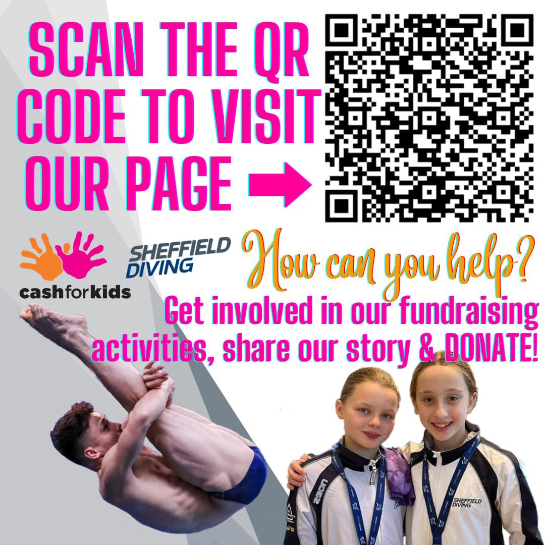 📢𝐖𝐄 𝐍𝐄𝐄𝐃 𝐘𝐎𝐔𝐑 𝐒𝐔𝐏𝐏𝐎𝐑𝐓!📢
Sheffield Diving has been selected as one of 20 sports clubs in South Yorkshire to take part in the ‘Hallam FM Cash for Kids 2022 South Yorkshire Sports Challenge’!
Can you help?