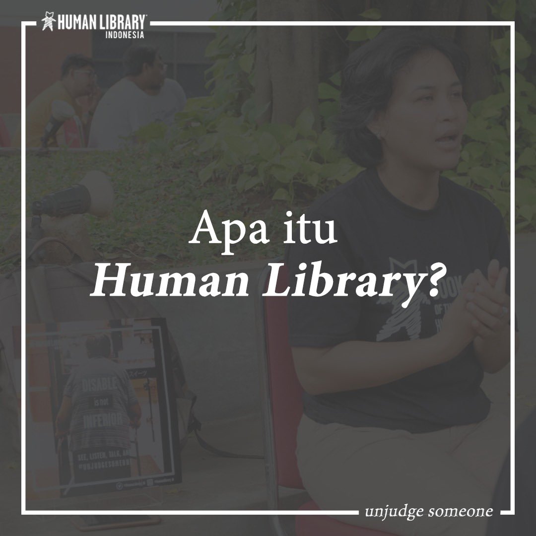 HumanLibrary_ID's tweet image. Human Library itu apa sih? 🧐
Nah, buat teman-teman yang penasaran apa itu Human Library, bisa dibaca di sini ya!
