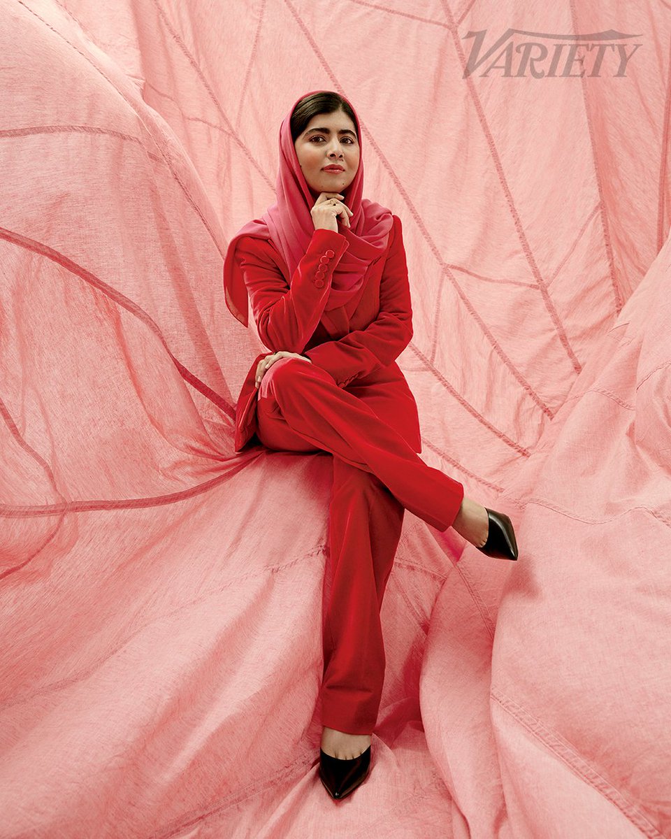 Malala's tweet image. "You’re often told in Hollywood, implicitly or explicitly, that the characters are too young, too brown or too Muslim, or that if one show about a person of color is made, then that’s it — you don’t need to make another one. That needs to change."