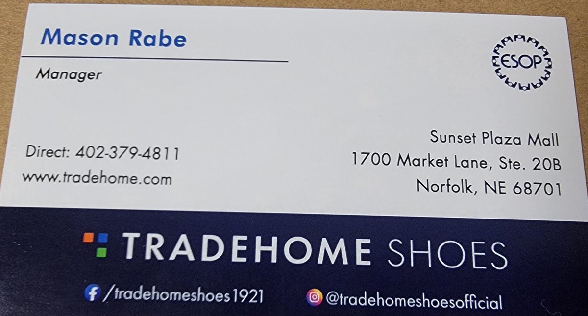 Thank you to Mason Rabe and Tradehome Shoes in Norfolk for their generous donation of shoes to our school. There were 54 pairs. It took an army of our finest 4th graders to bring them in! We look forward to distributing them. #npspanthers #tradehomeshoes