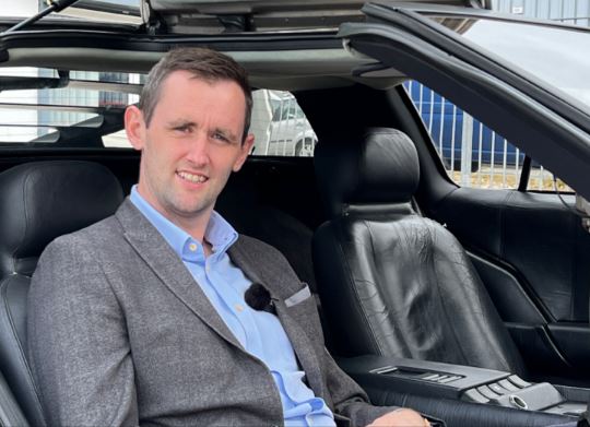 Q1Scientific's tweet photo. There was great excitement when Nigel Walker and his team came to Q1 Scientific with a #delorean. Watch the video to see our Managing Director, Stephen Delaney talk about our #StabilityStorage facility in #Waterford. https://t.co/6IoKYmqUV6
#roadtoireland #backtothefuture #pharma https://t.co/5Xojf0wwEx