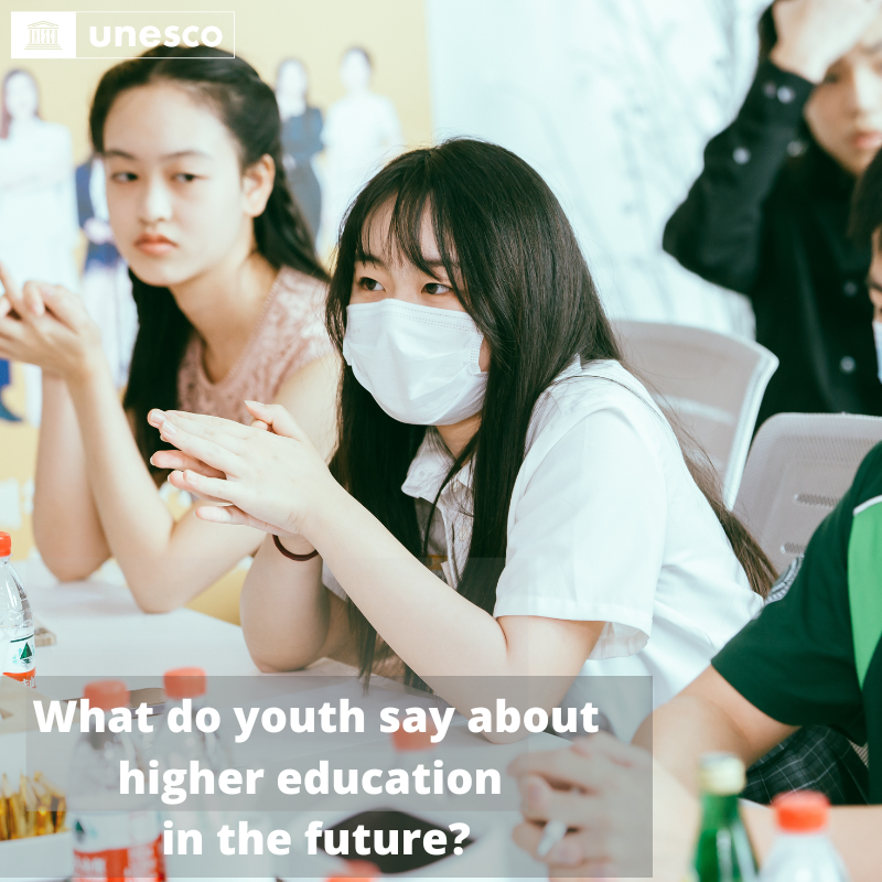 unesco_iesalc's tweet photo. 👩🦰👨🏾🦱What do youth say about #HigherEducation in the future? Read UNESCO’s latest report 👉 https://t.co/pGuvkTBoZX
#HigherEdFutures https://t.co/KjZYaapMla