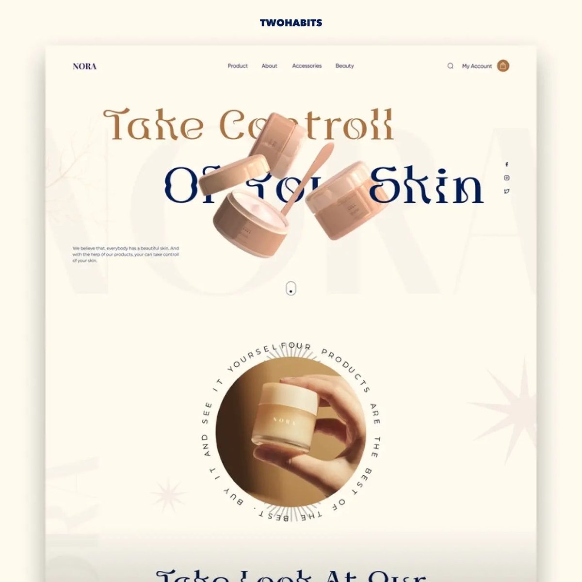 twohabits's tweet photo. Nora by Ofspace — The design exploration for skin care landing page.

Link: https://t.co/LZ4A9yz0Db

#webdesign #website #designlovers #behance #webdeveloper #dribbble #figma #creativedesign #userexperience #webdesigners #uxdesigner #uitrends #webdesign https://t.co/Q2onUVrdBL