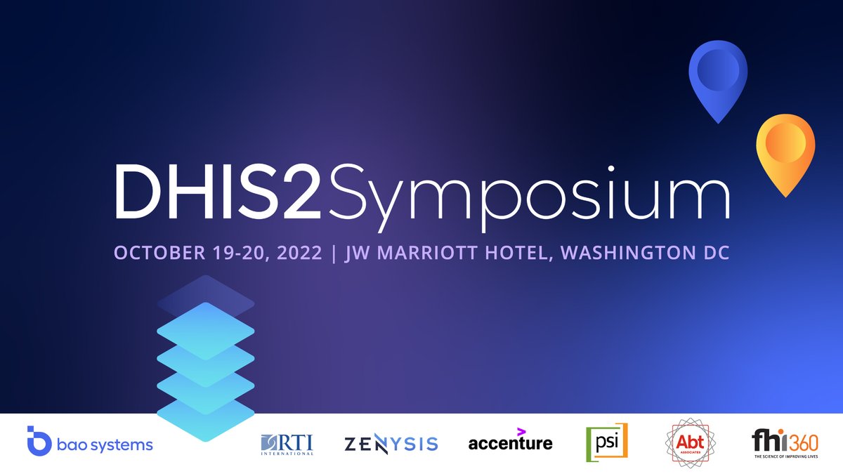 BAOSystems's tweet photo. We're excited to connect with new and familiar faces at the #DHIS2Symposium that will kick-off on Oct 19 in Washington, DC. We have a packed schedule with 55+ interesting speakers and counting. Join the community and see what's new in #DHIS2! Register via https://t.co/RUHdaoukN4 https://t.co/bZwCMO7gOg
