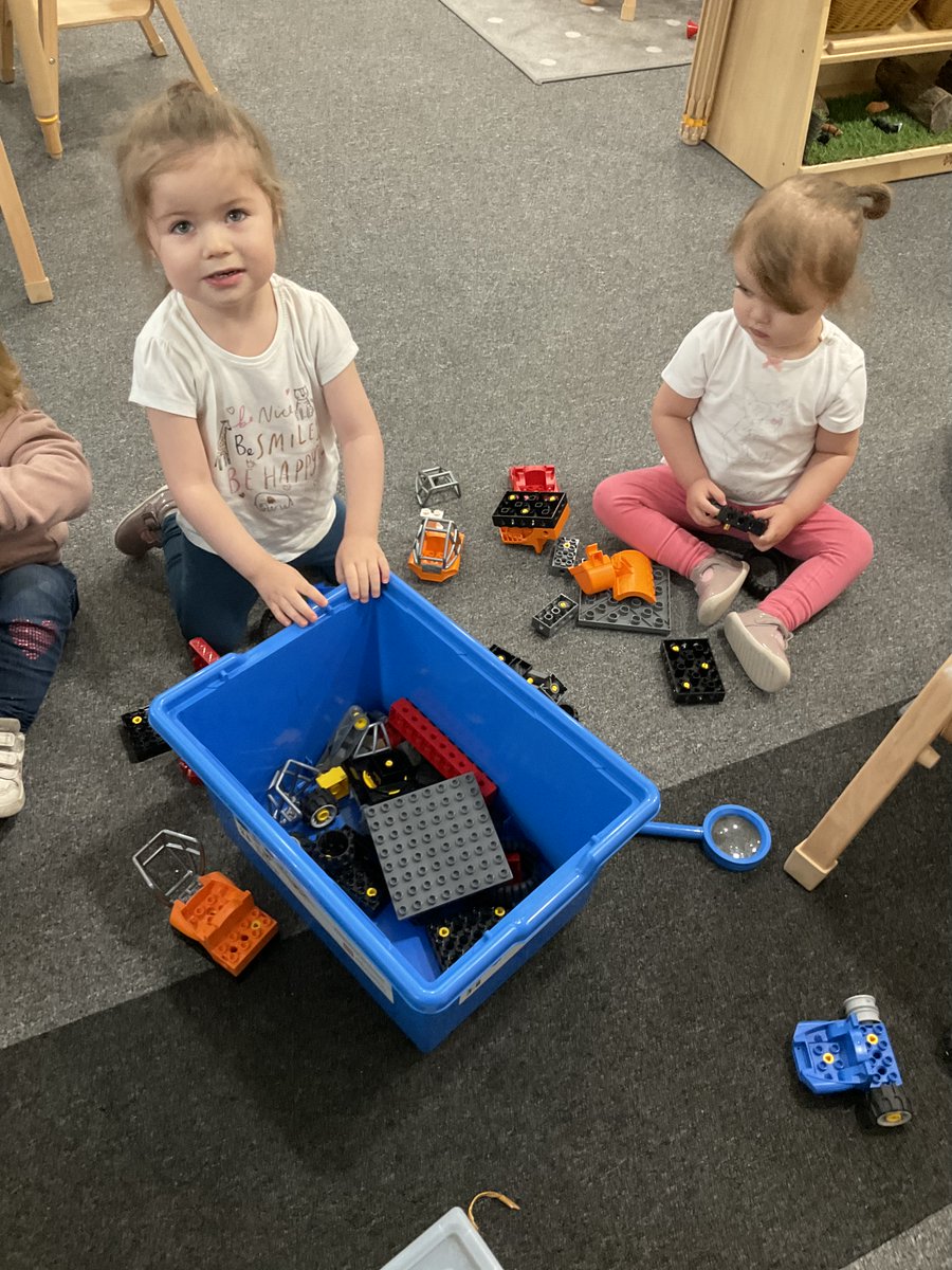 NurseryEden's tweet photo. ✨ Lego Fun ✨
Our flying start children have enjoyed exploring our lego boxes with Pete, our nursery owner this morning. The children have worked together, and enjoyed building vehicles to go in their small world area! https://t.co/Uh40NqBIJV