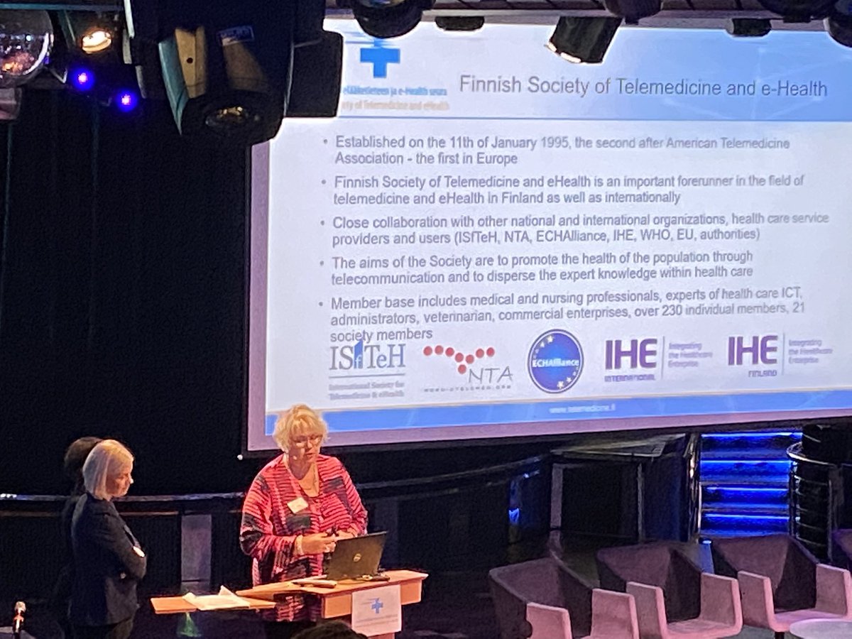 heikkiin's tweet photo. eHealth2022 International Conference, Opening Words Outi Ahonen . https://t.co/IDSWmLwQik