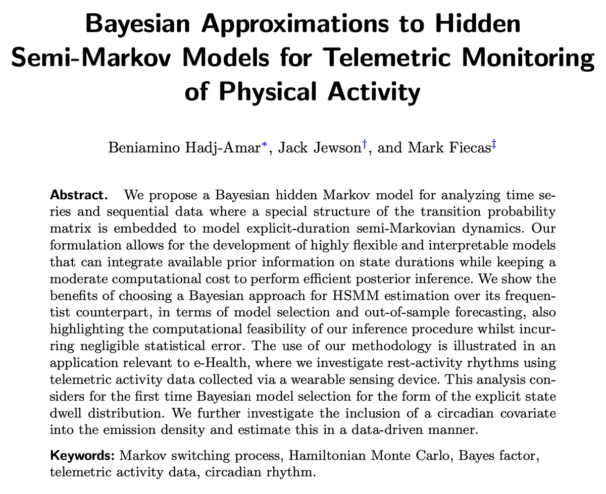 ISBA_events's tweet photo. A new paper to appear in Bayesian Analysis #BAjournal is available online!
Link: https://t.co/dksjZ87eG3 https://t.co/blb2l5H88q