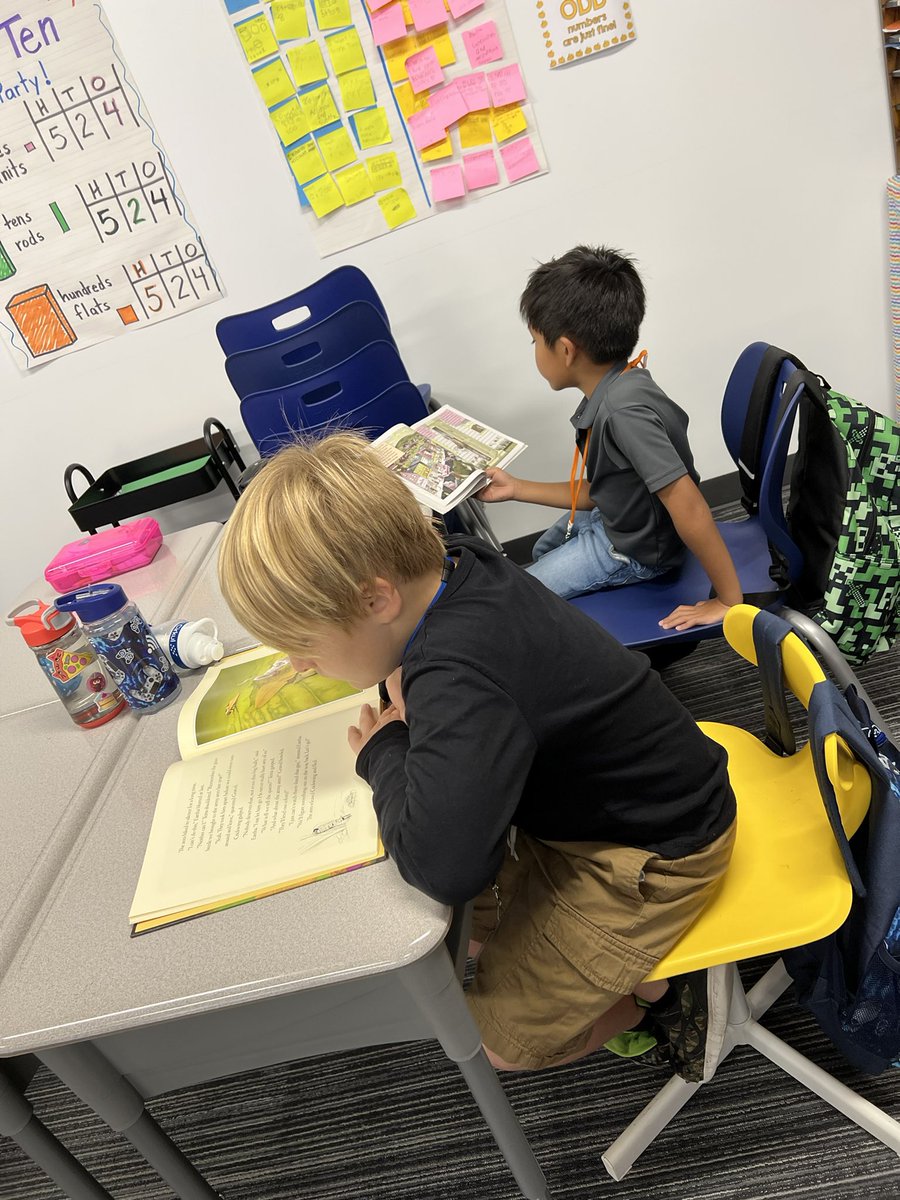 Yes we are a math/science classroom, but we also promote reading!  #readersareleaders <a href="/MPEKnights/">Maxine Phelan Elementary</a> #2ndtonone