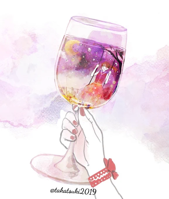 Autumn Night Sparkling#イラスト 