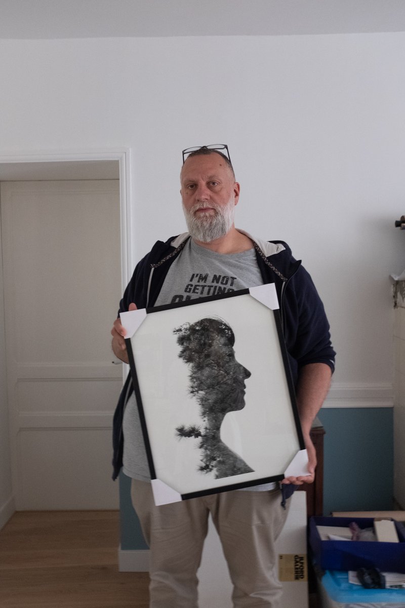 benfphoto's tweet photo. For the next two weeks I'm exhibiting some pieces as part of the ALEA CLUB collective exhibition at the Cale 2 Créateurs in Nantes, open Wednesdays and weekends PM. I'll be showing this #analogprint of *Thistled* on @ILFORDPhoto Warmtone Pearl paper #doubleexposure https://t.co/mXWWAOSgSC