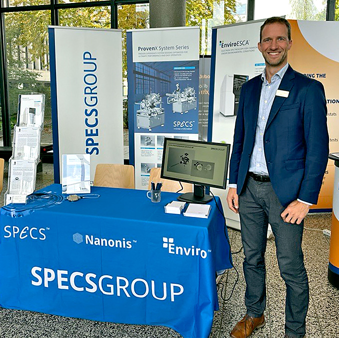 SPECS_GmbH's tweet photo. Recently, we have observed increased interest in operando XPS analysis on electrochemical systems. Meet Thomas Stempel Pereira at the Electrochemistry 2022 in Berlin to learn about this new possibility.
#SurfaceAnalysis #SpectroscopicAnalysis #ChemicalAnalysis #NanoScience https://t.co/GnQWpIqdp3
