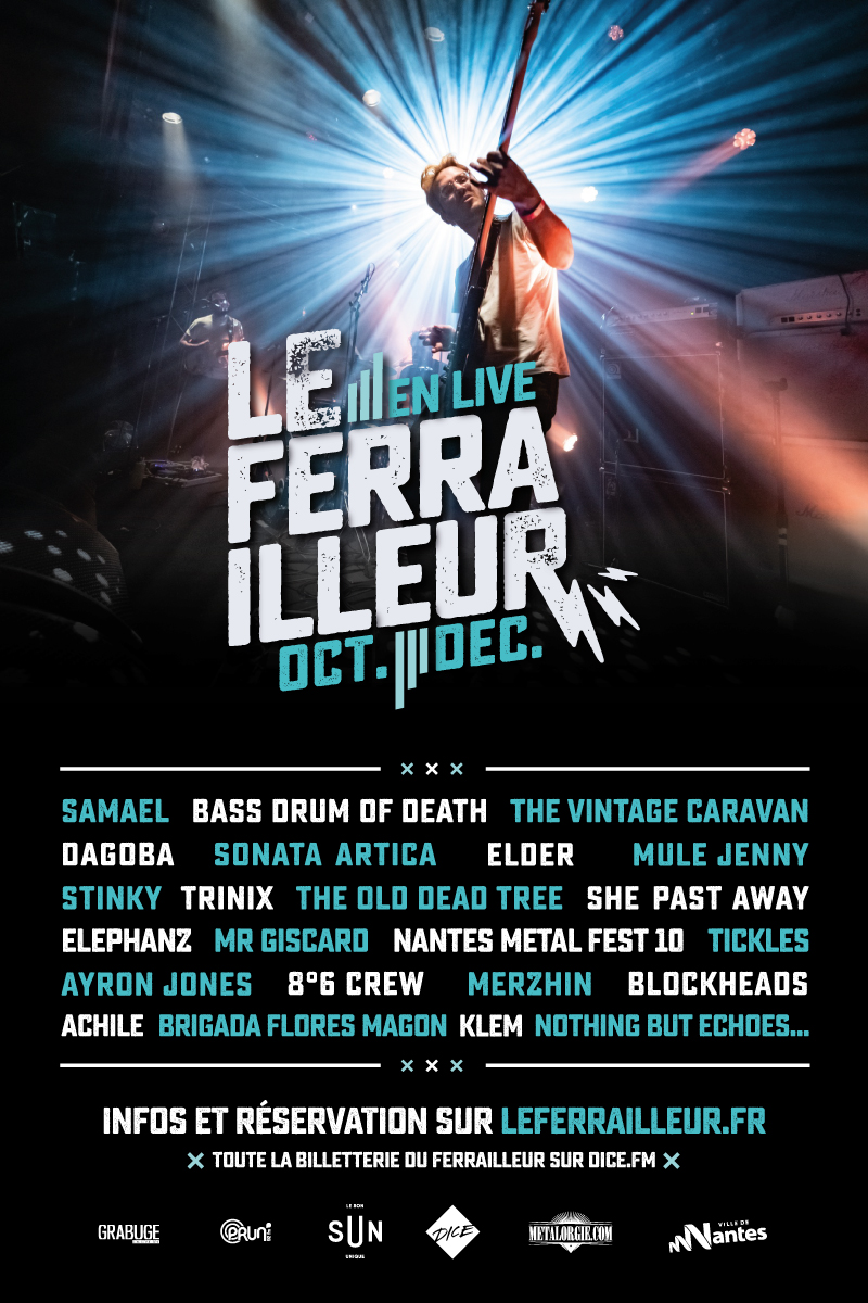 ⚡ Qui est en manque de concerts par ici ? 
Toute l'équipe du Ferrailleur vous attend d'ici à la fin de l'année pour vous changer les idées et profiter d'un live et de quelques bières. 

🎟 RT + Follow pour gagner des places pour le concerts de ton choix.