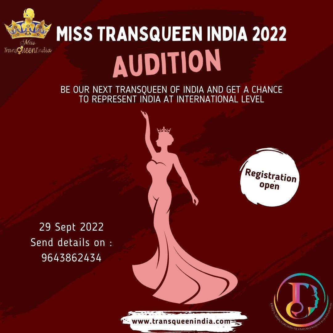 MTQI_Official's tweet photo. Registration is open!
APPLY NOW TO BE OUR NEXT TRANSQUEEN OF INDIA AND GET A CHANCE TO REPRESENT INDIA AT AN INTERNATIONAL LEVEL 👑
*ONLY FEW SLOTS ARE LEFT* ✨
#MissTransQueenIndia #pride #LGBTQ #TransRightsAreHumanRights #TransIsBeautiful https://t.co/xUGf5NStPw
