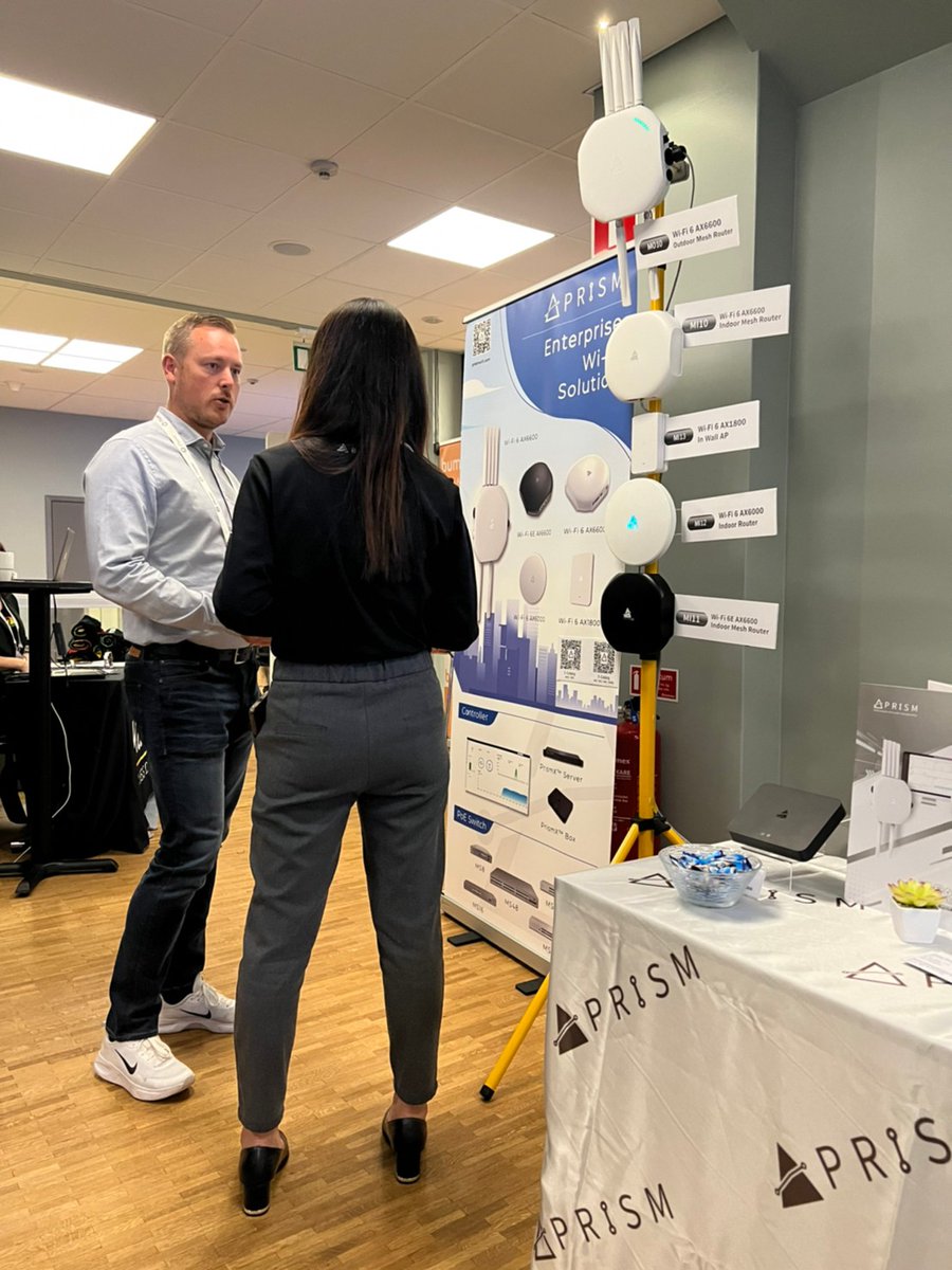 prismwifi's tweet photo. Many thank for all of #ISP came to #PRISM stand! It was a great time with you all. #Today is the last day at Wi-Fi #World #Congress at #Hotel #Birger #Jarl. If you haven't visited us, just seize the moment now!!! https://t.co/MfFTMaPTPw