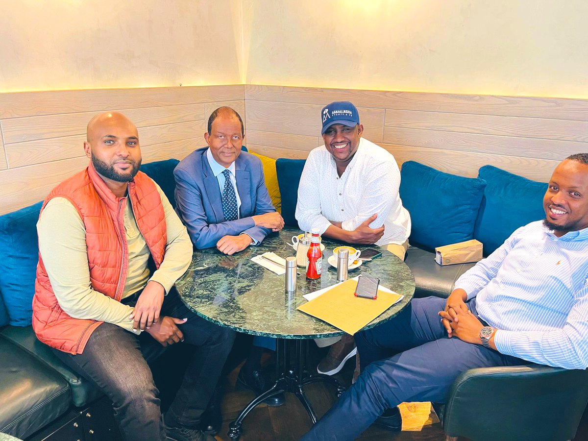 Lunch with my Kamukunji <a href="/MPyusufhassan/">Yusuf Hassan</a>, Top Doctor <a href="/bash10/">Bash.</a> and LunchBox CEO <a href="/abdiaabdulle/">Rasheed Hassan Biliki</a> at the <a href="/Cjs_254/">CJ's</a>, Nairobi CBD. Quite a great conversation on topical issues.