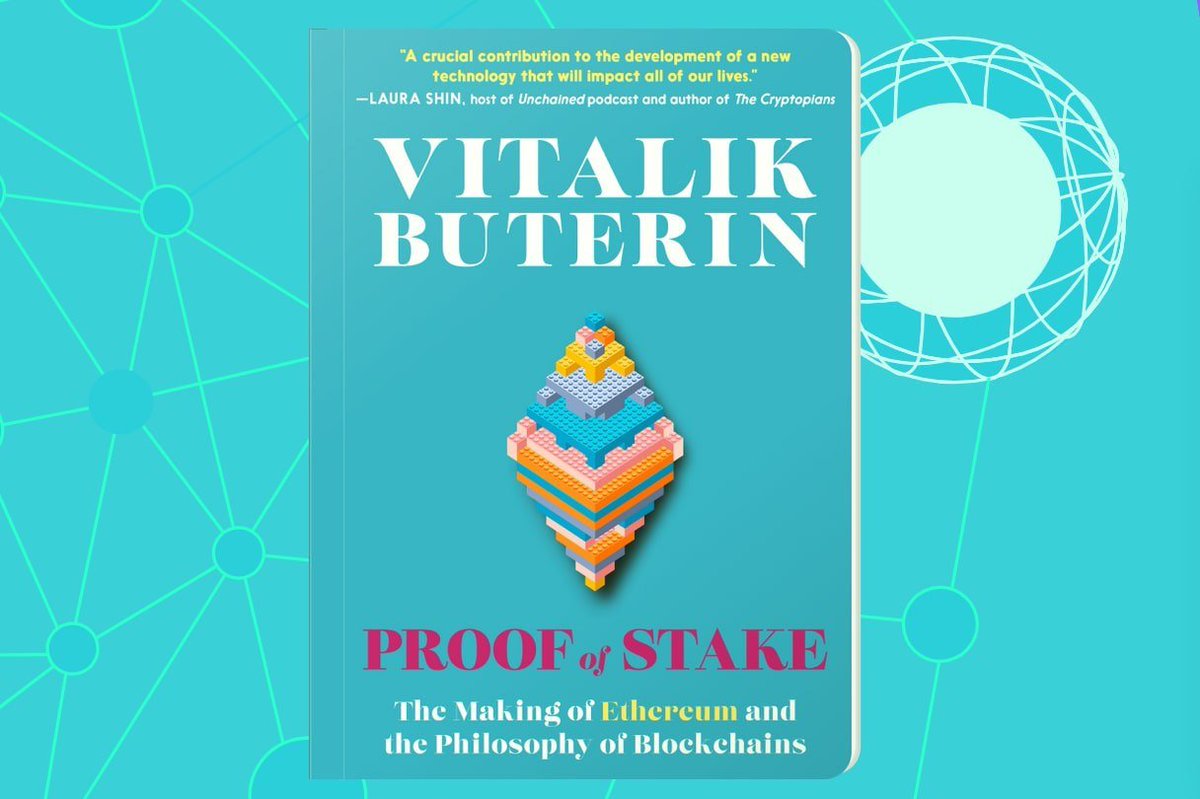 .⚡️⚡️<a href="/VitalikButerin/">vitalik.eth</a>  has launched his book "Proof of Stake

📌It is a compilation of his memoirs and monographs from the last decade: it tells the story of blockchain's formation and describes the events that helped the platform grow.

#p2esecrethub #p2e #eth #ETHMerge