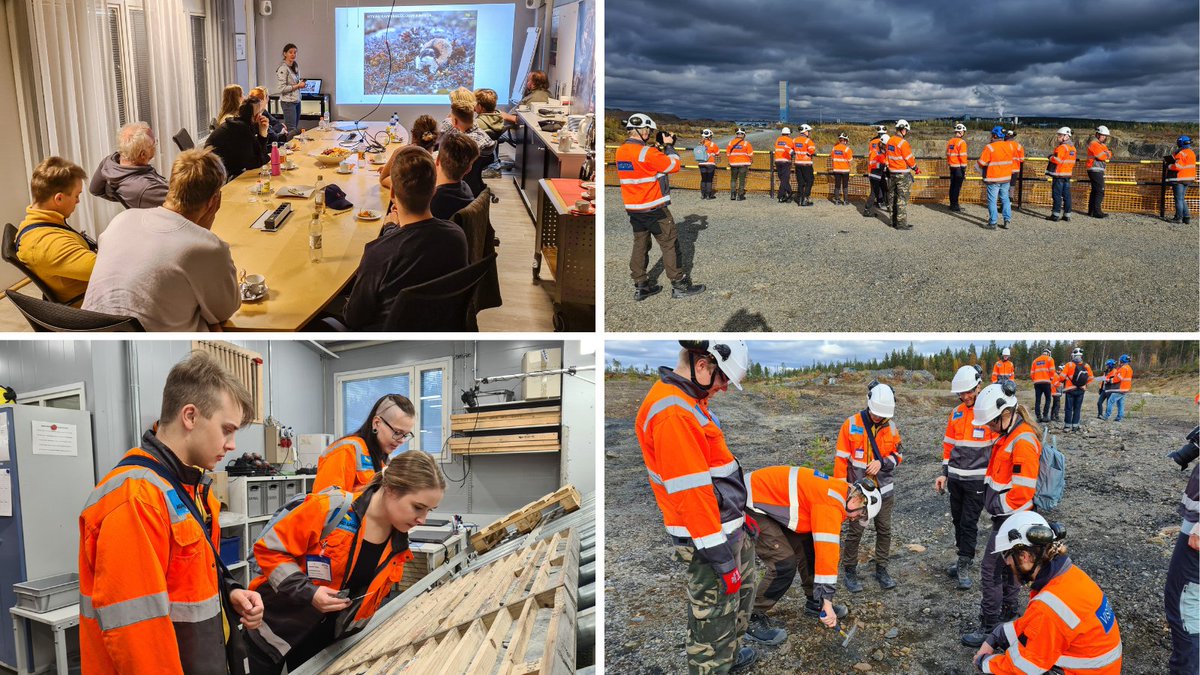 Kivivasarat saivat töitä, kun #Pulterit ry:n opiskelijaryhmä vietti päivän #kittilänkaivos! Ex-pulterimme esittelivät kaivospiirin #malminetsintä’ä, #kaivosgeologia’a ja geologisen tiimimme työtehtäviä. Mainittiinpa ensi kesän #kesätyö'tkin. #geologia #UniTurku #AboAkademi ⛏️